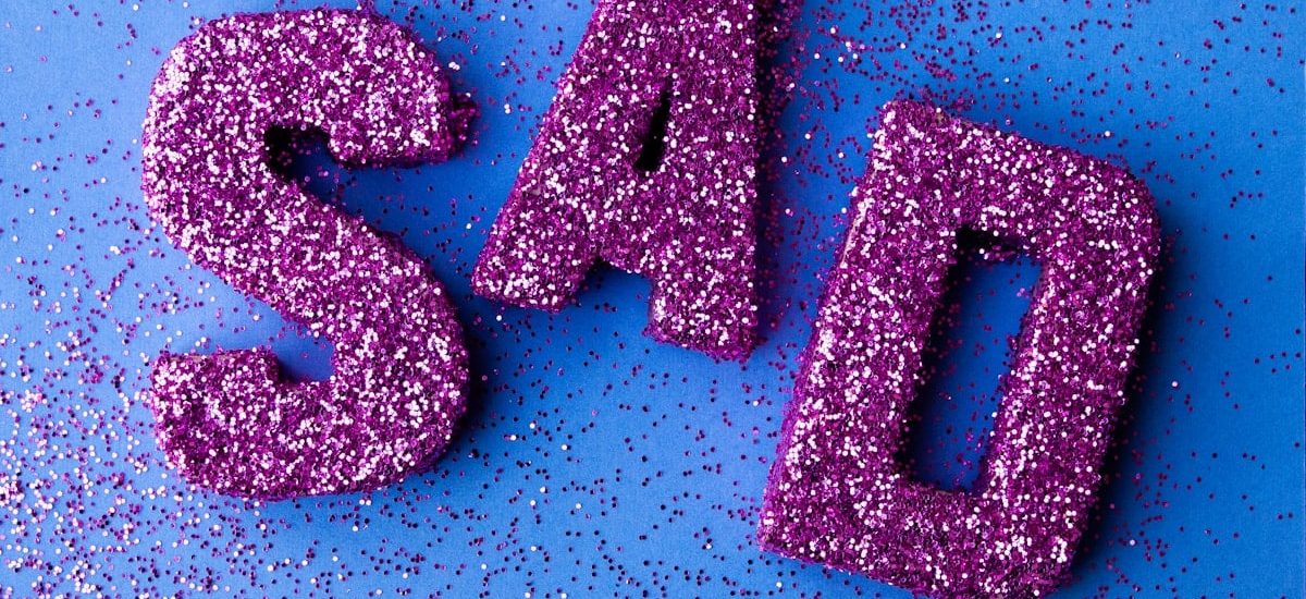 This was part of an assignment for a Typography class of mine to create 3D type of some sort. I saw sparkles at Hobby Lobby and I was sold! Due to a recent break up I was going through i felt that this pretty much reflects what it feels like to not be okay but put on the shine so you can get through the day!